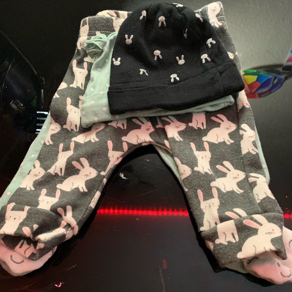 Baby Pants and Hats Bundle